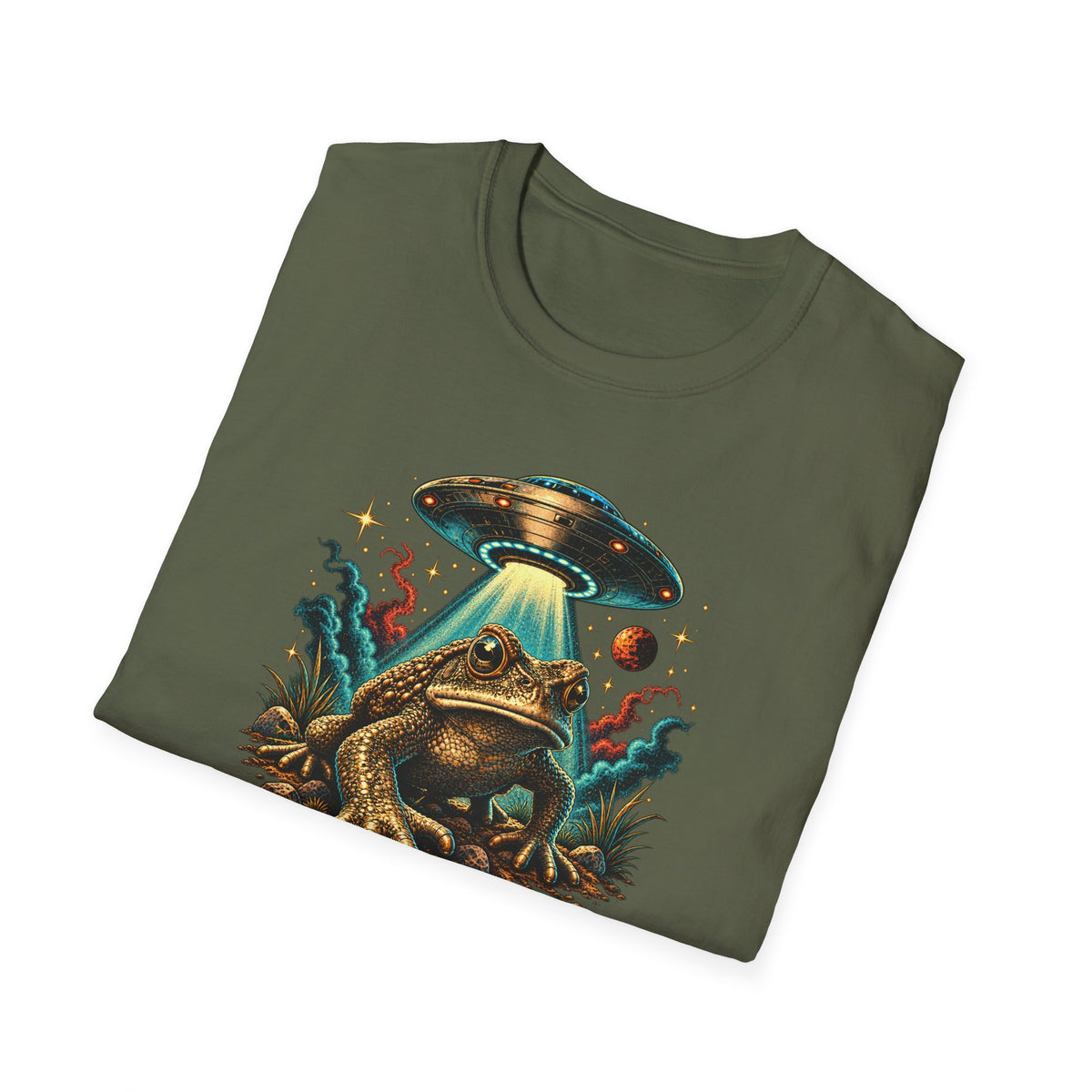 UFO Toad T-Shirt | Funny UFO & Toad Graphic Tee
