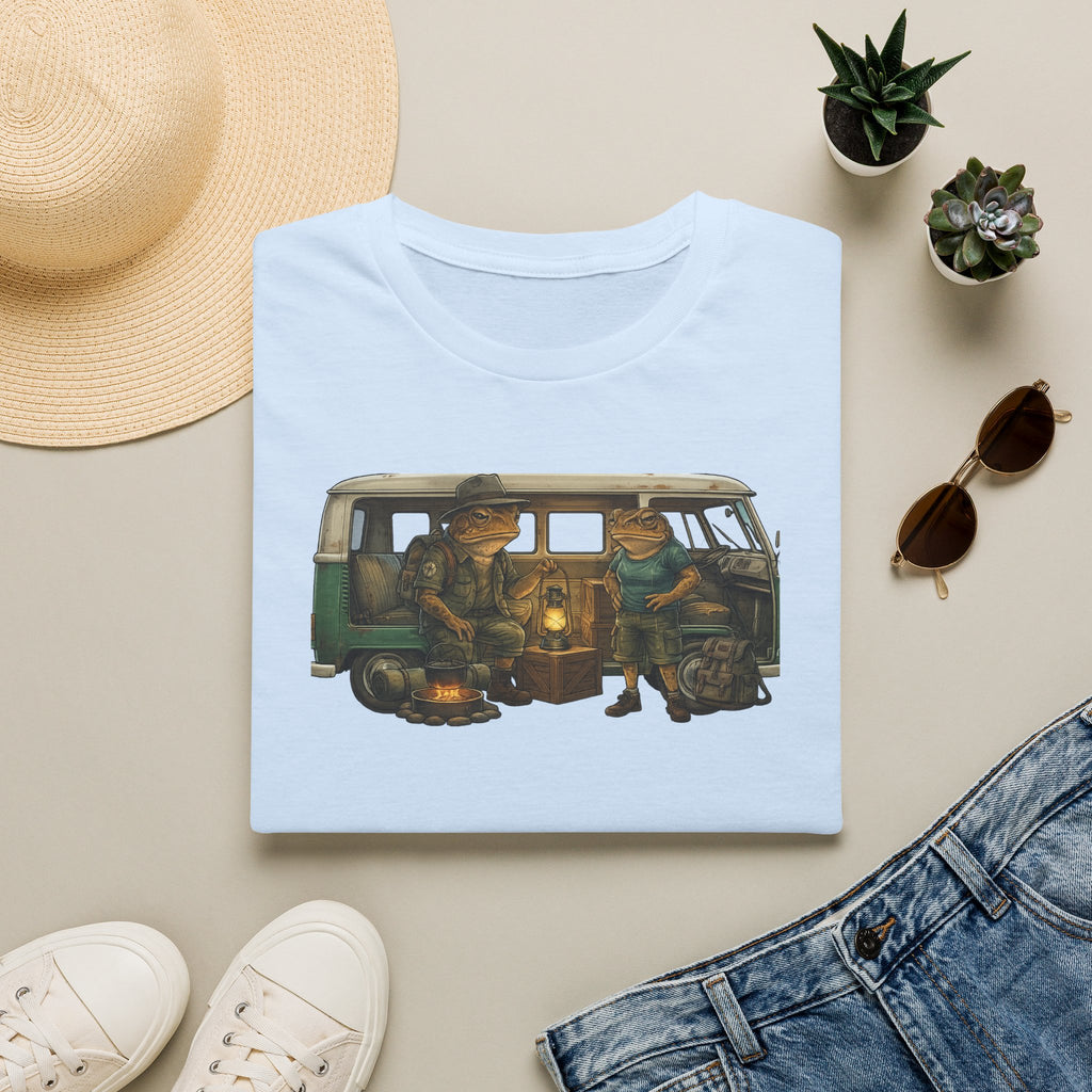 Toads Combi Van Camping Unisex Softstyle T-Shirt
