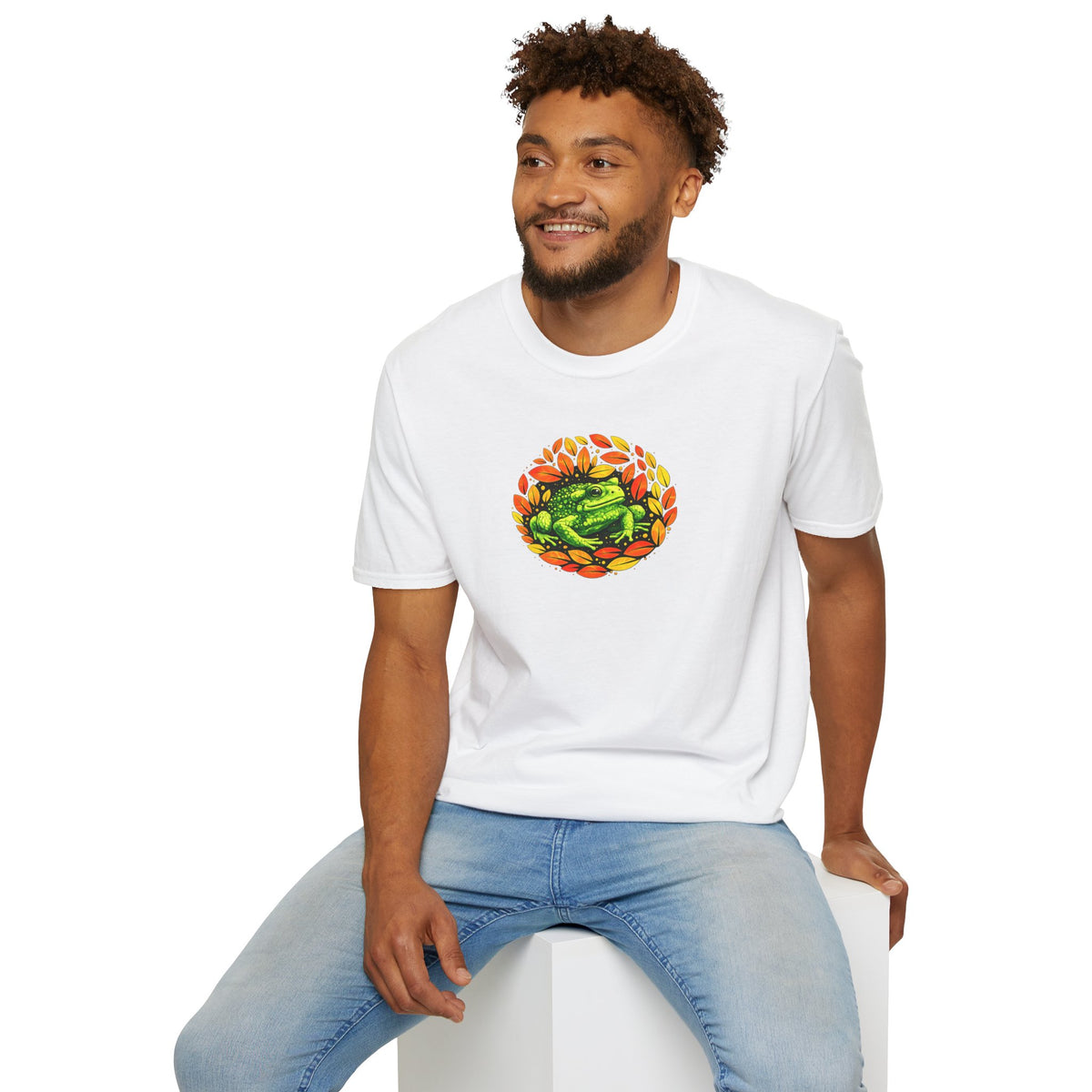 Leafy Toad Unisex Softstyle T-Shirt