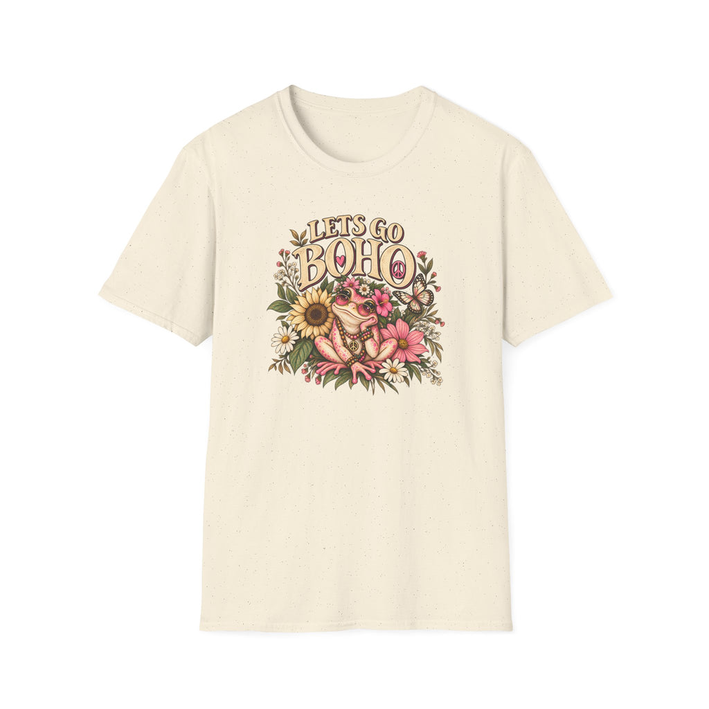 Lets Go Boho Toad Unisex Softstyle T-Shirt