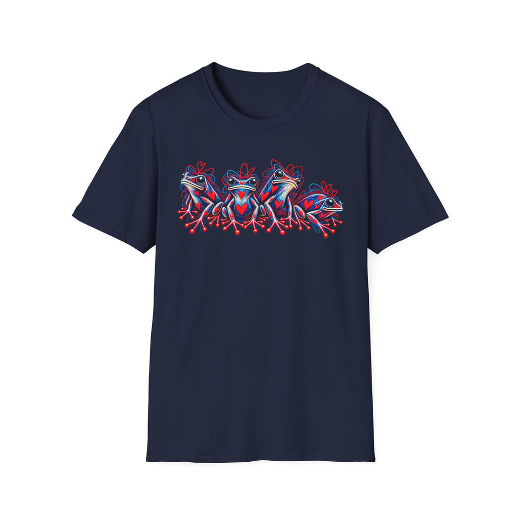 Heart to Heart Toads Unisex Softstyle T-Shirt