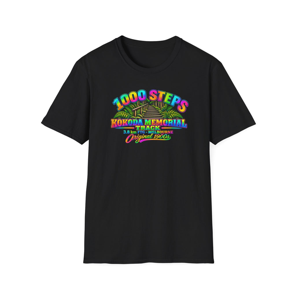 1000 Steps Kokoda Memorial Track Unisex Softstyle T-Shirt