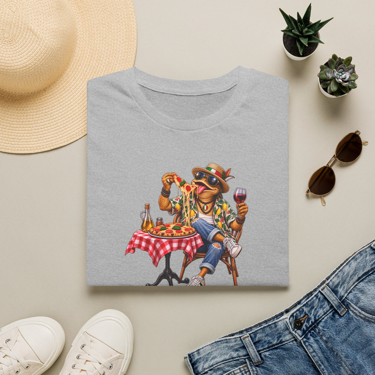 Italian Pizza Toad Unisex Softstyle T-Shirt