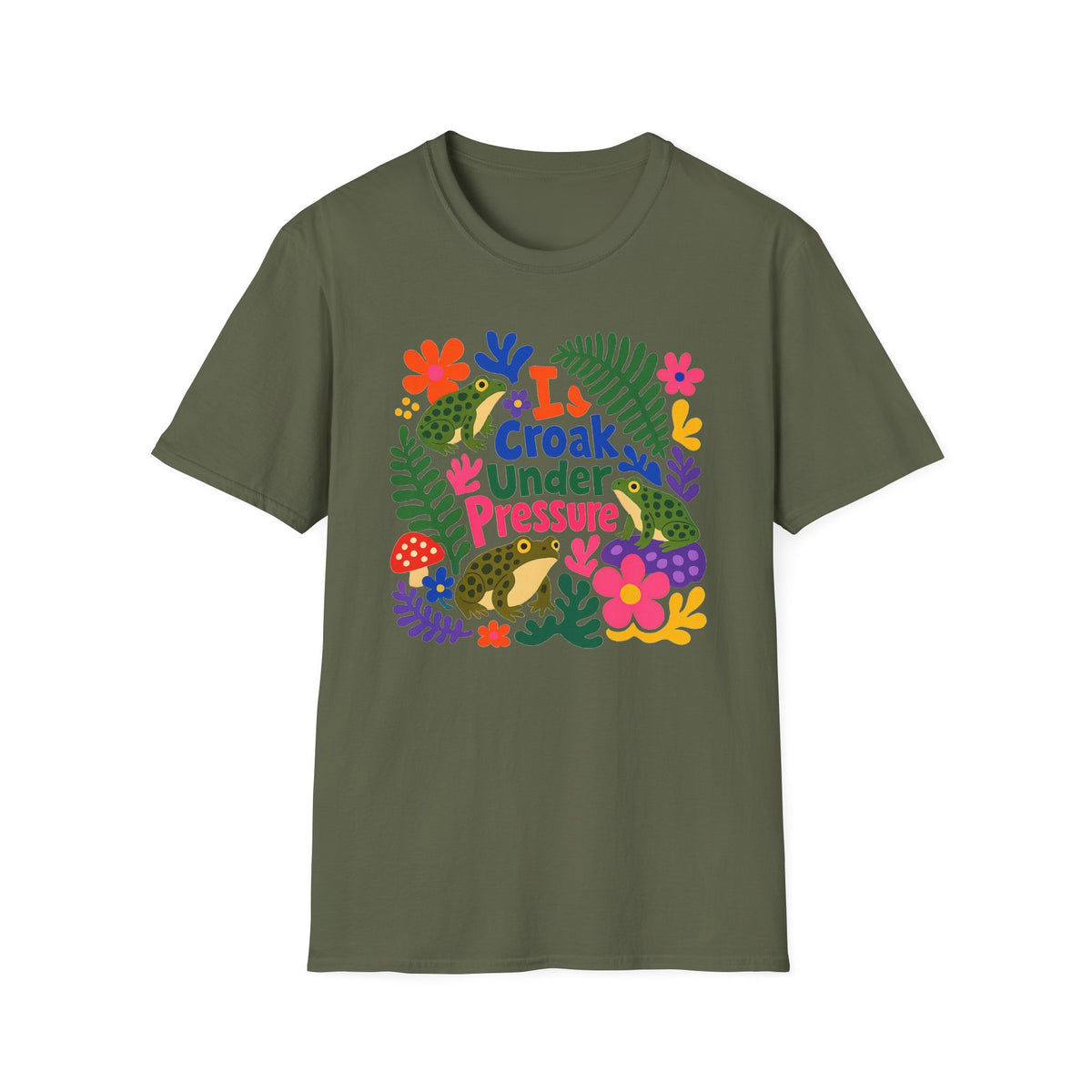 I Croak Under Pressure Unisex Softstyle T-Shirt