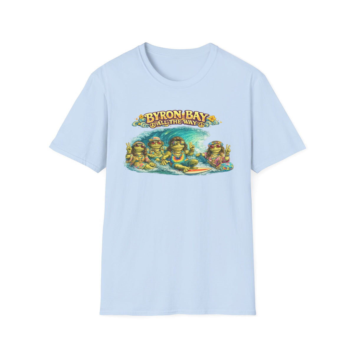 Byron Bay All The Way Unisex Softstyle T-Shirt