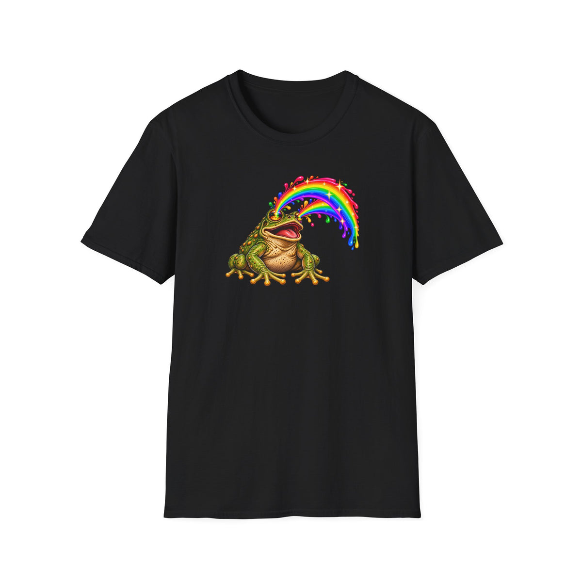 Rainbow Toad Unisex Softstyle T-Shirt