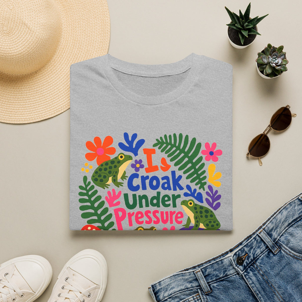 I Croak Under Pressure Unisex Softstyle T-Shirt