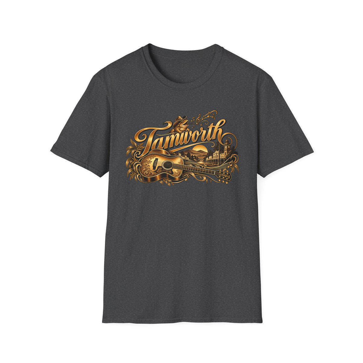 Tamworth Golden Guitar Country T-Shirt | Croaking Toad