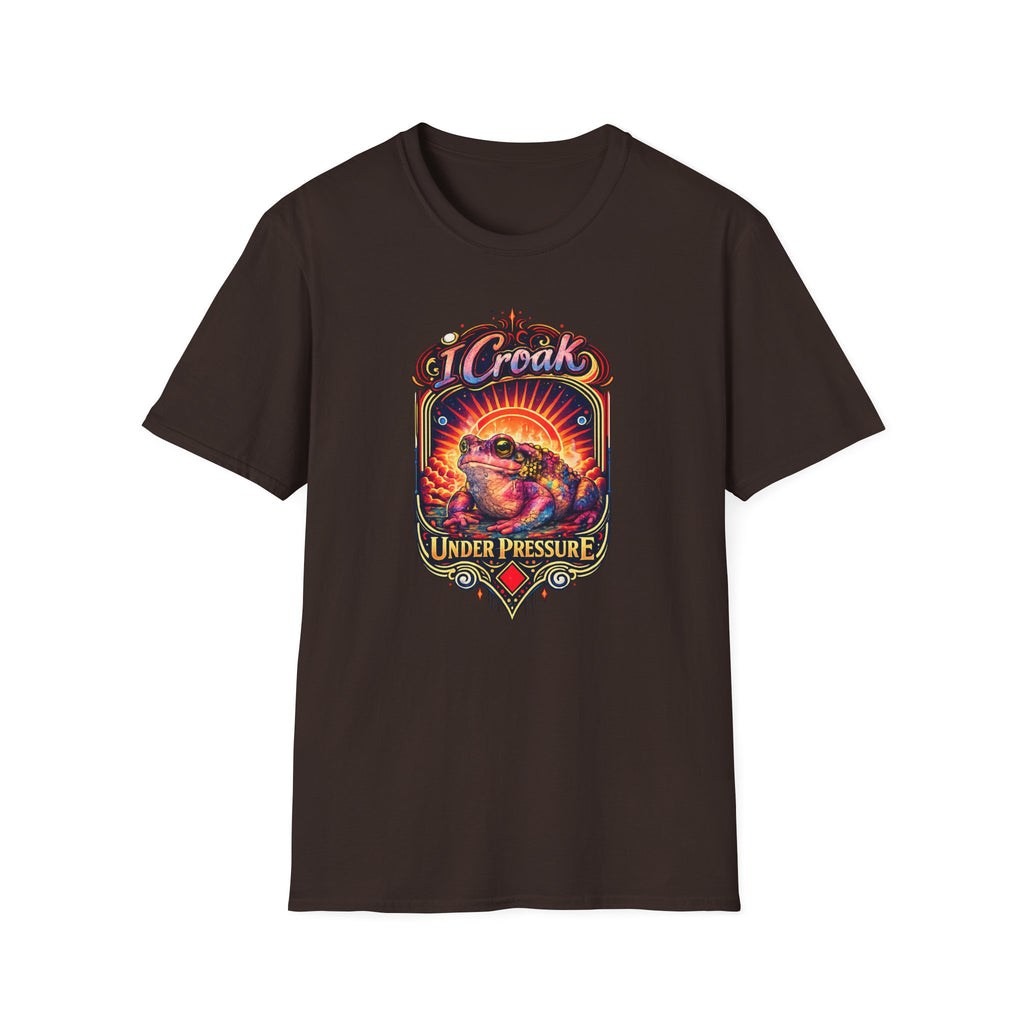 I Croak Under Pressure Unisex Softstyle T-Shirt