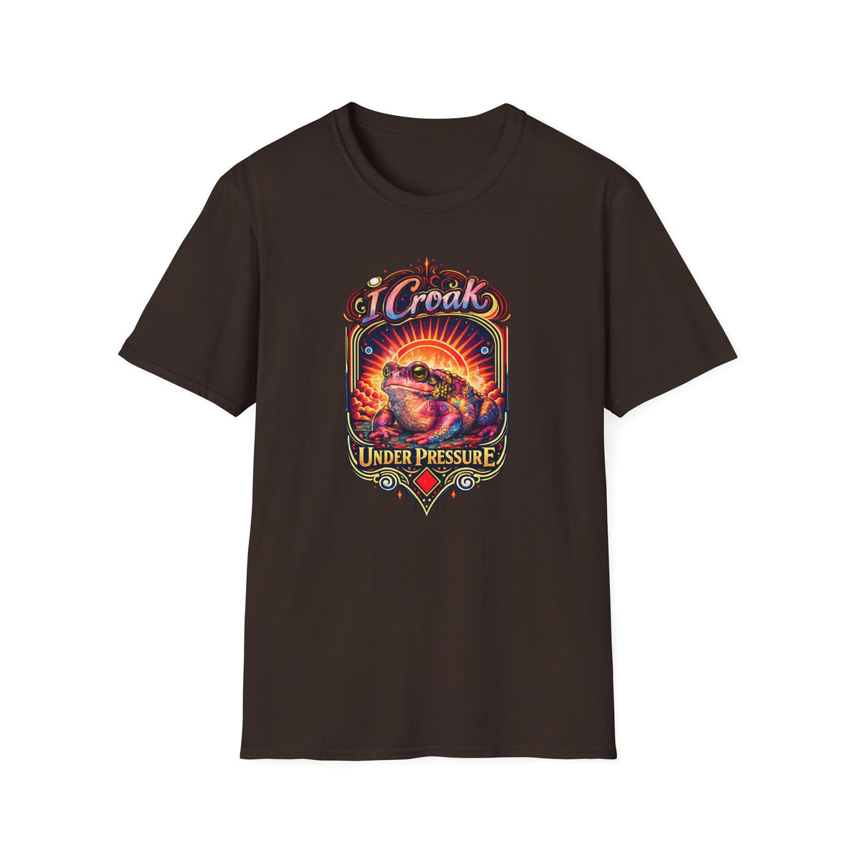 I Croak Under Pressure Unisex Softstyle T-Shirt