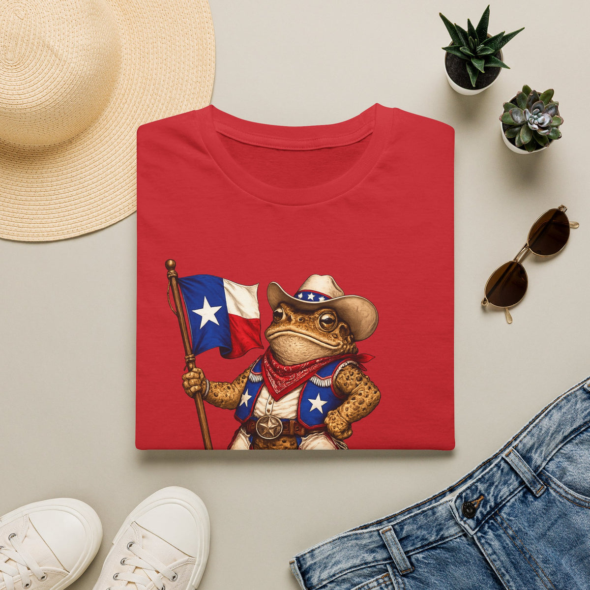 T-shirt unisex Texas Toad Mascot Softstyle