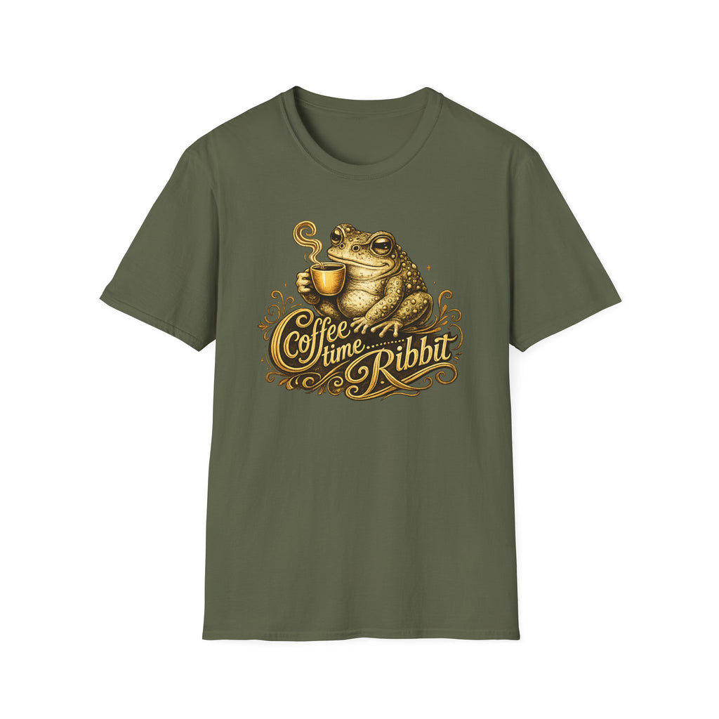 Coffee time Ribbit Unisex Softstyle T-Shirt