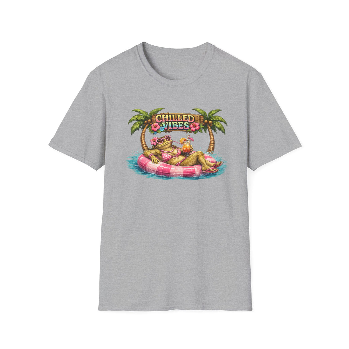 Chilled Vibes Toad Unisex Softstyle T-Shirt