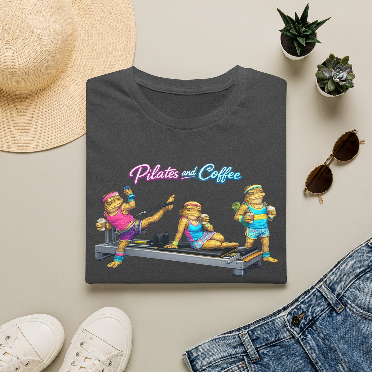 Pilates & Coffee Toads Unisex Softstyle T-Shirt