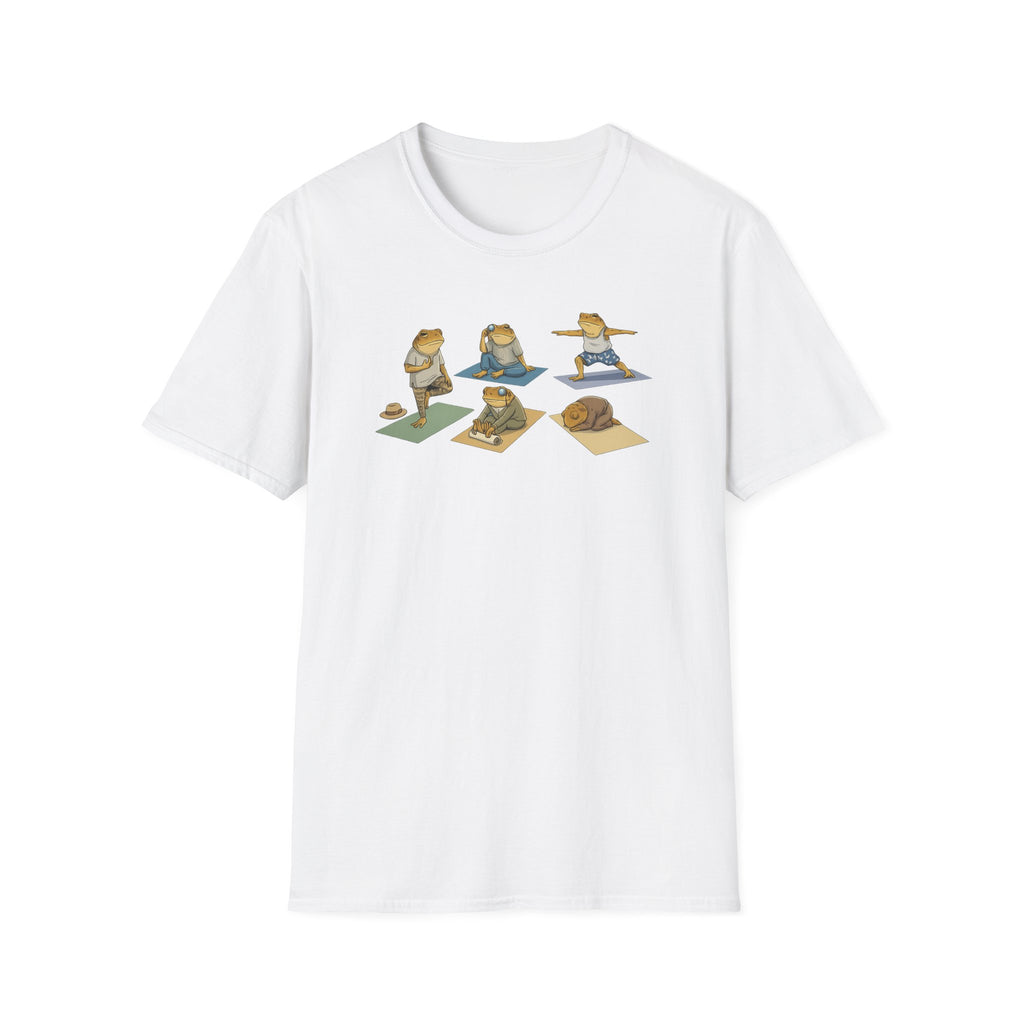 Yoga Zen Kröten Unisex Softstyle T-Shirt