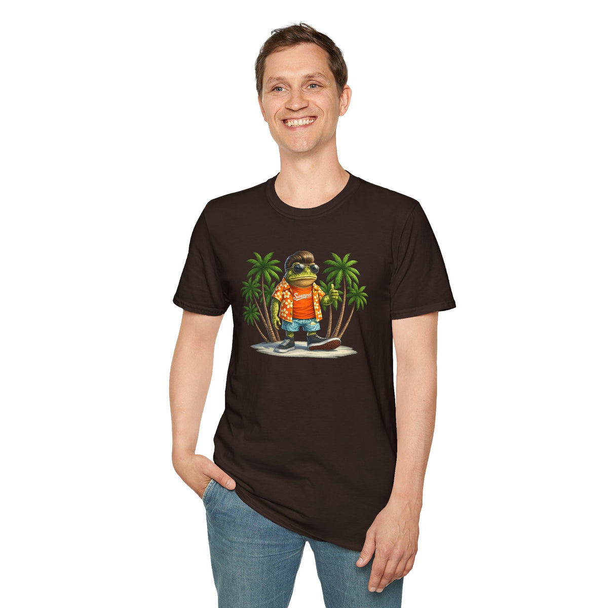 Cool Swampel Toad Unisex Softstyle T-Shirt