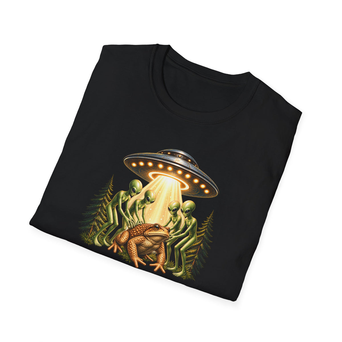 Alien Toad T-Shirt | Funny Alien & Toad Graphic Tee