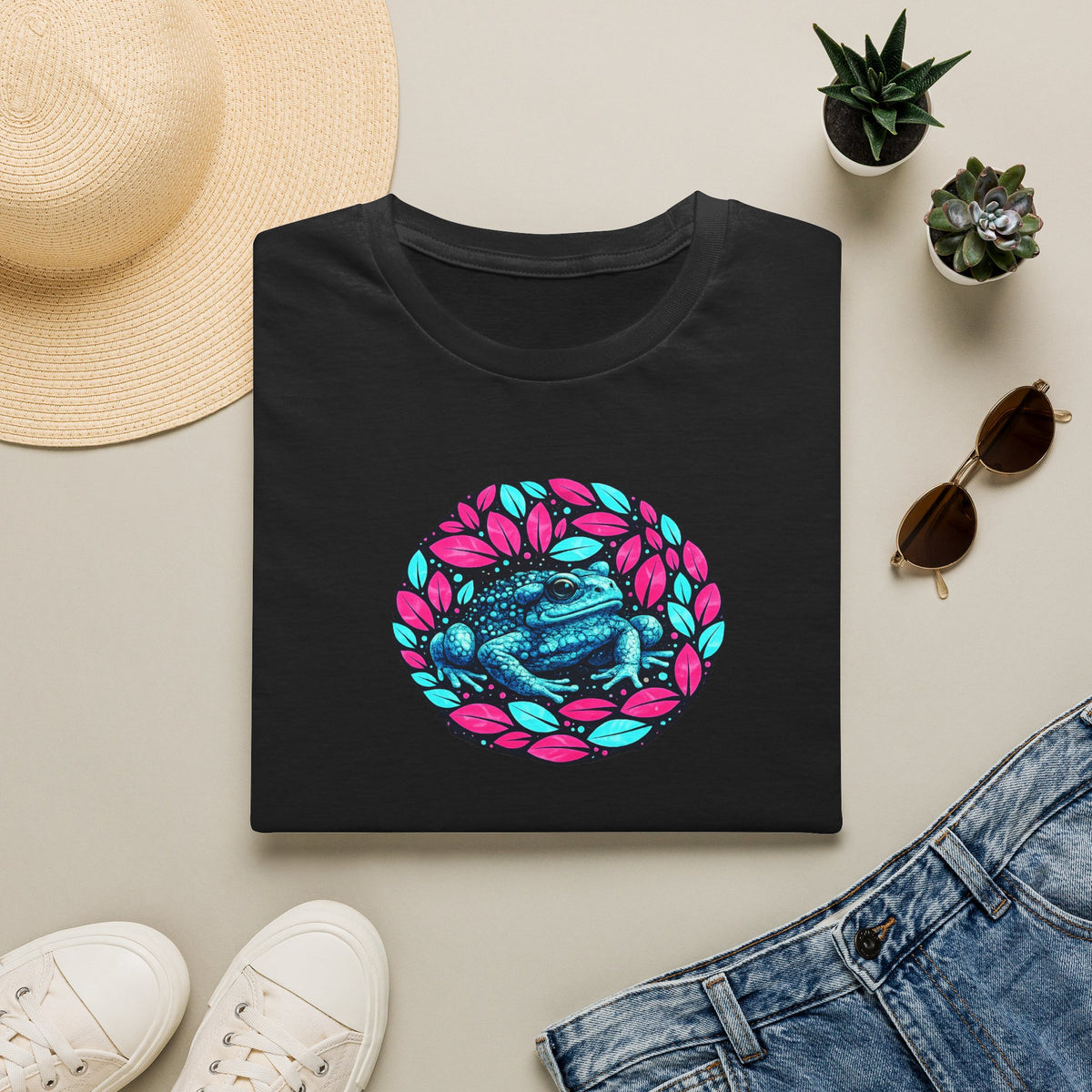 Leafy Toad Unisex Softstyle T-Shirt