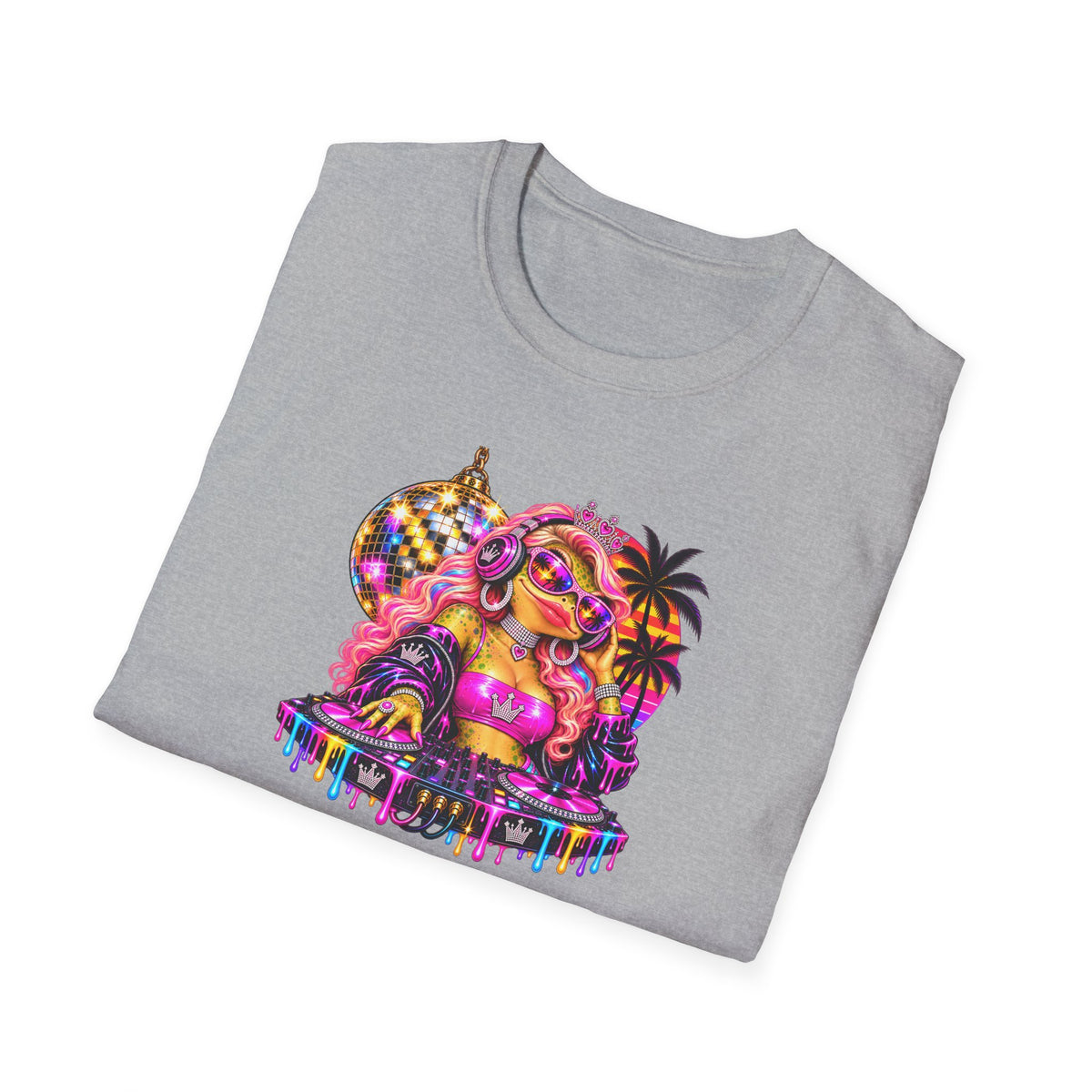 DJ Toadie Sunset Tunes Unisex Softstyle T-Shirt
