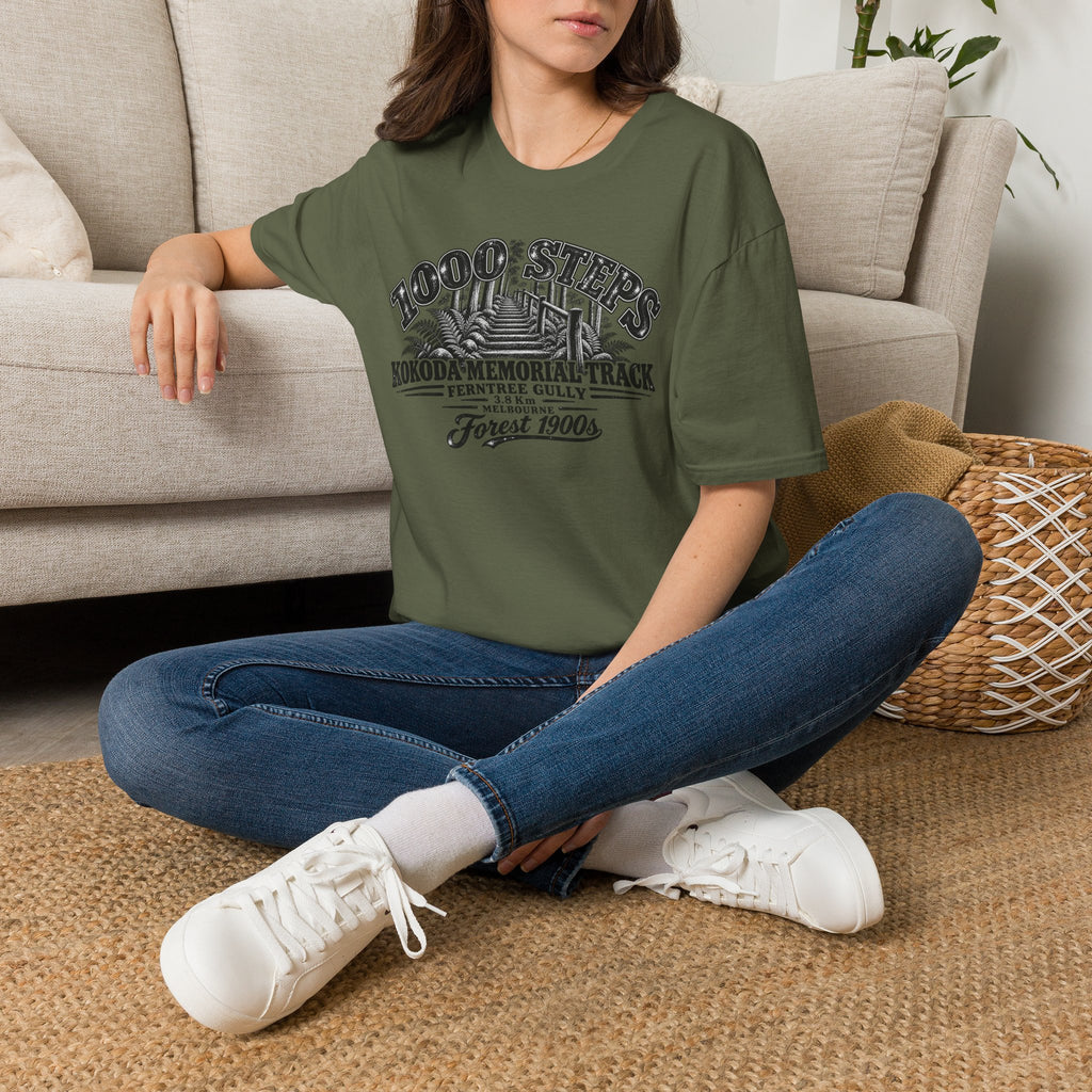 1000 Steps Kokoda Memorial Track Unisex Softstyle T-Shirt