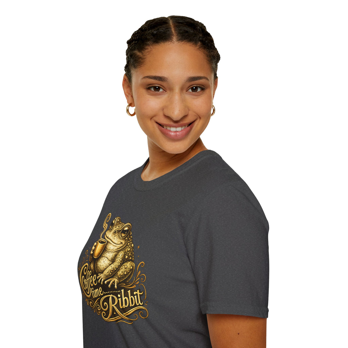 Coffee time Ribbit Unisex Softstyle T-Shirt