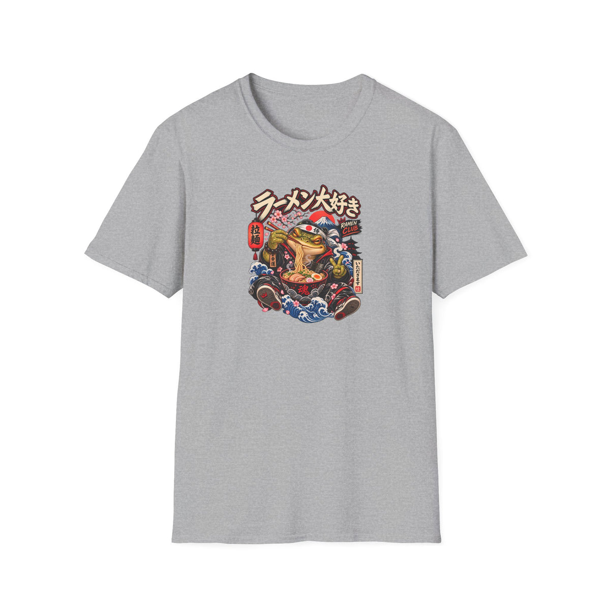 Ramen Noodle Toad Japanese Food T-Shirt | Croaking Toad