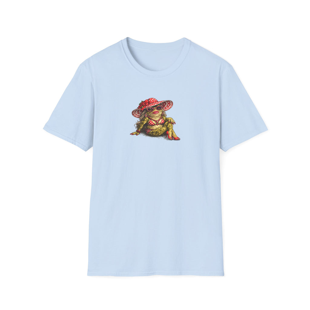 Toadella red polka dot Unisex Softstyle T-Shirt