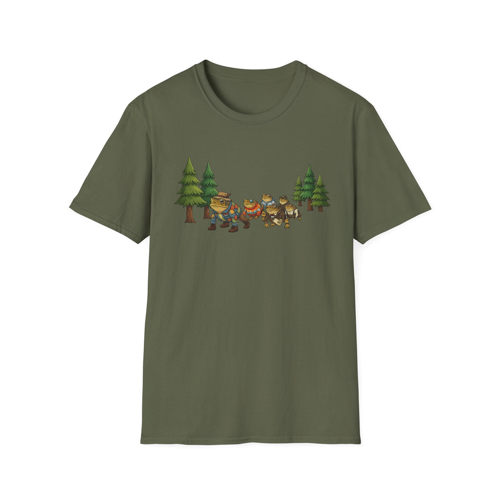 Toad Trail Wandern durch den Wald Unisex Softstyle T-Shirt
