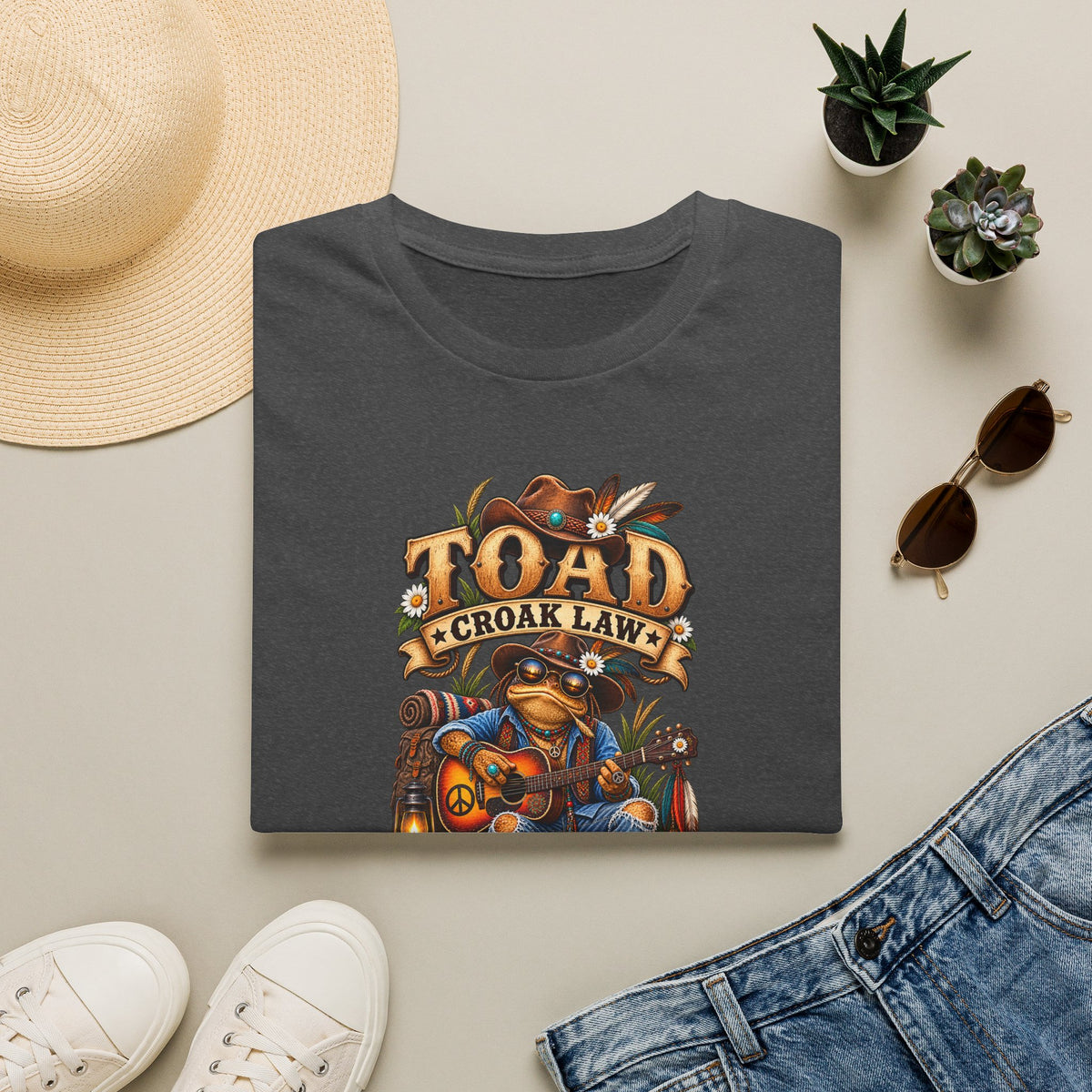Toad Croak Law Unisex Softstyle T-Shirt