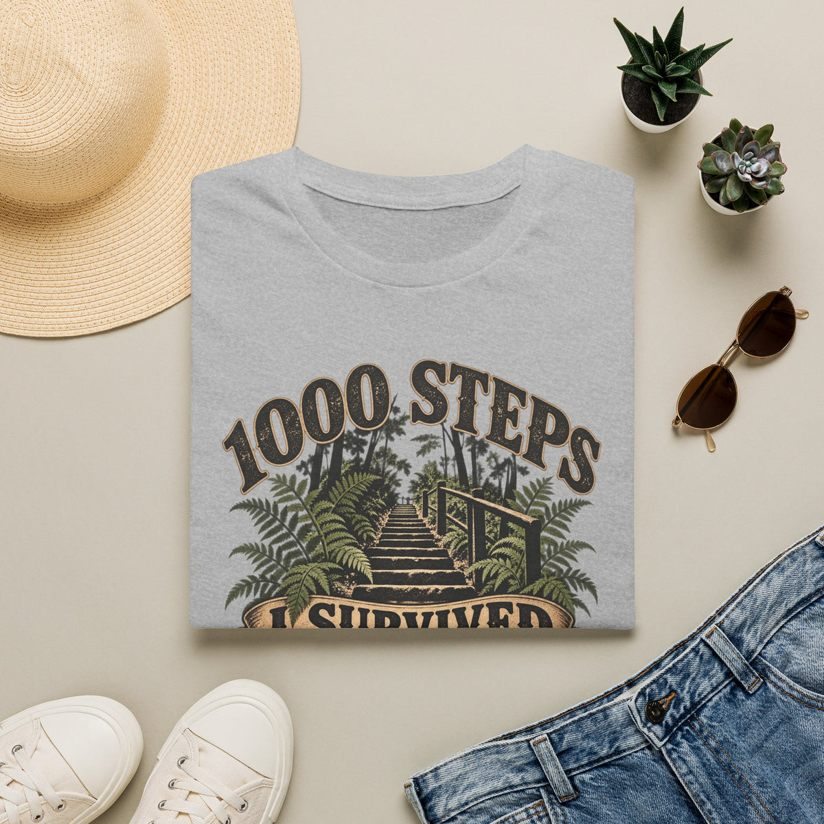 1000 Steps - I survived Kokoda Track FTG Melbourne Unisex Softstyle T-Shirt