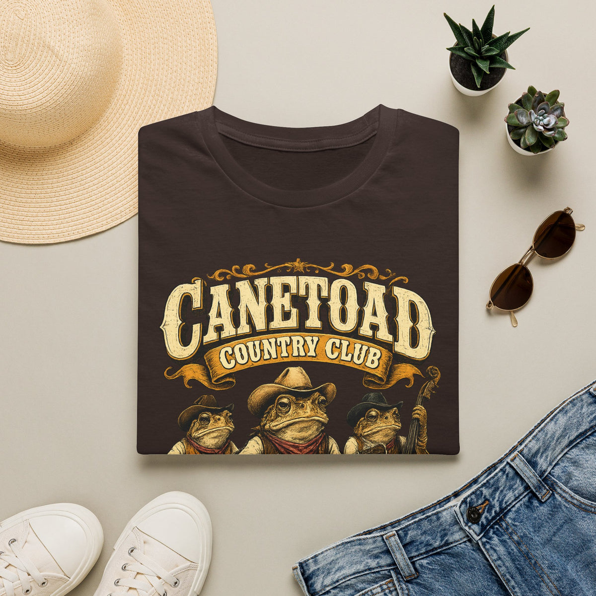 Canetoad Countryclub Unisex Softstyle T-Shirt