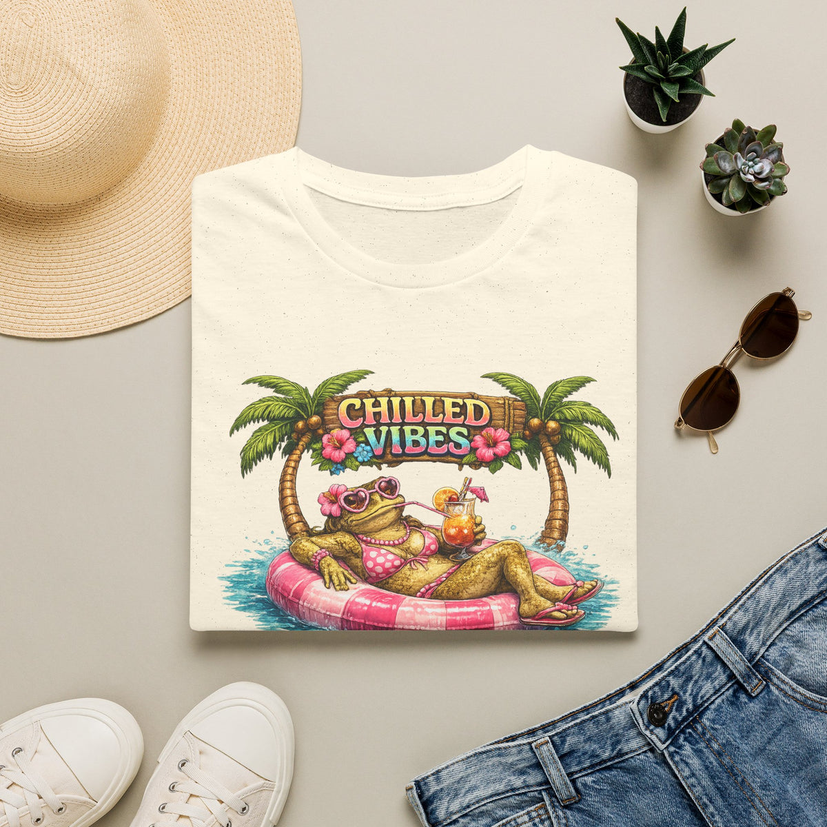 Chilled Vibes Toad Unisex Softstyle T-Shirt