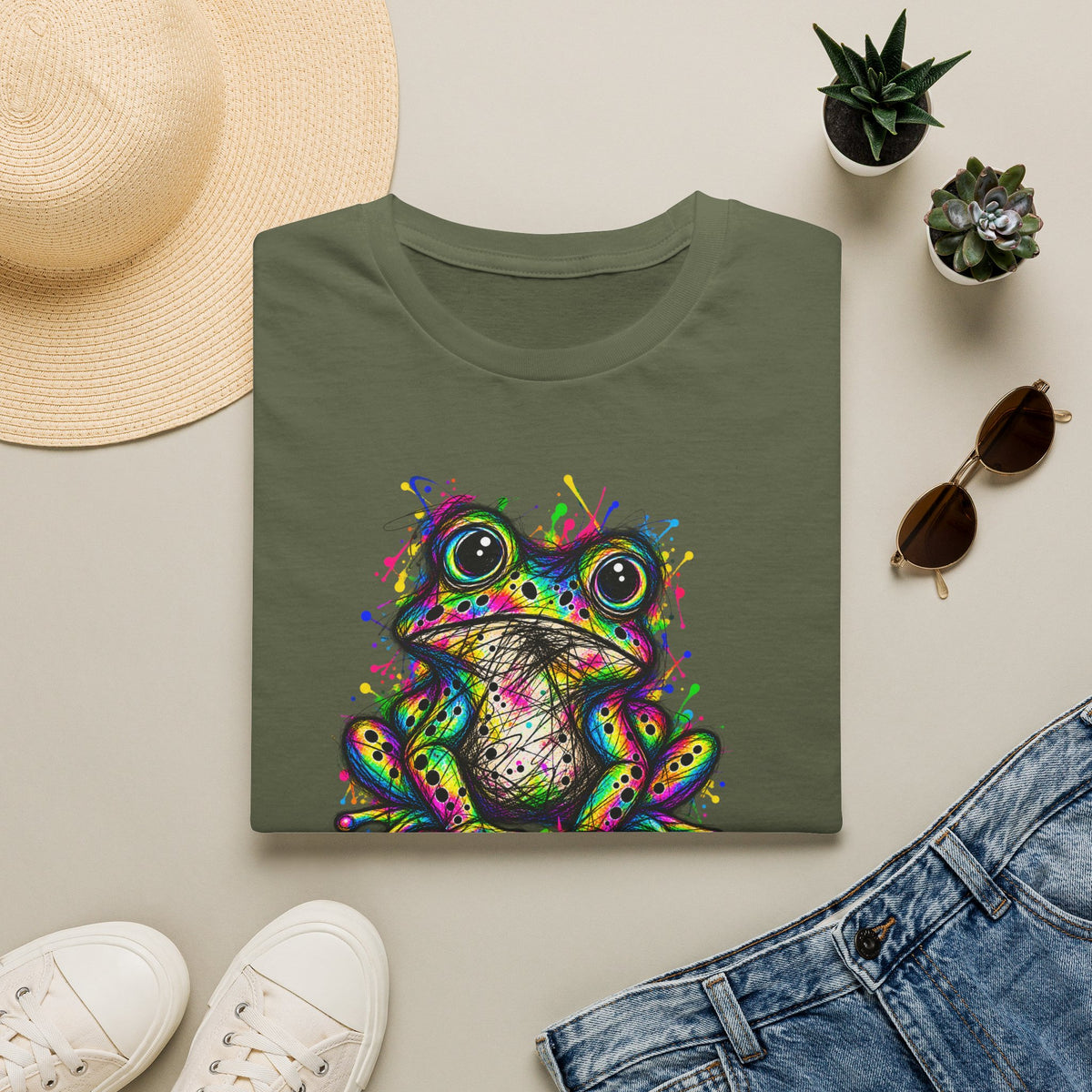 Tie dye Toad - Unisex Softstyle T-Shirt