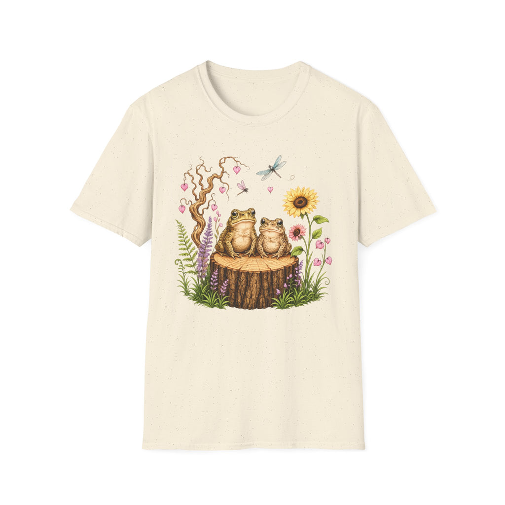 Toads on a log Unisex Softstyle T-Shirt