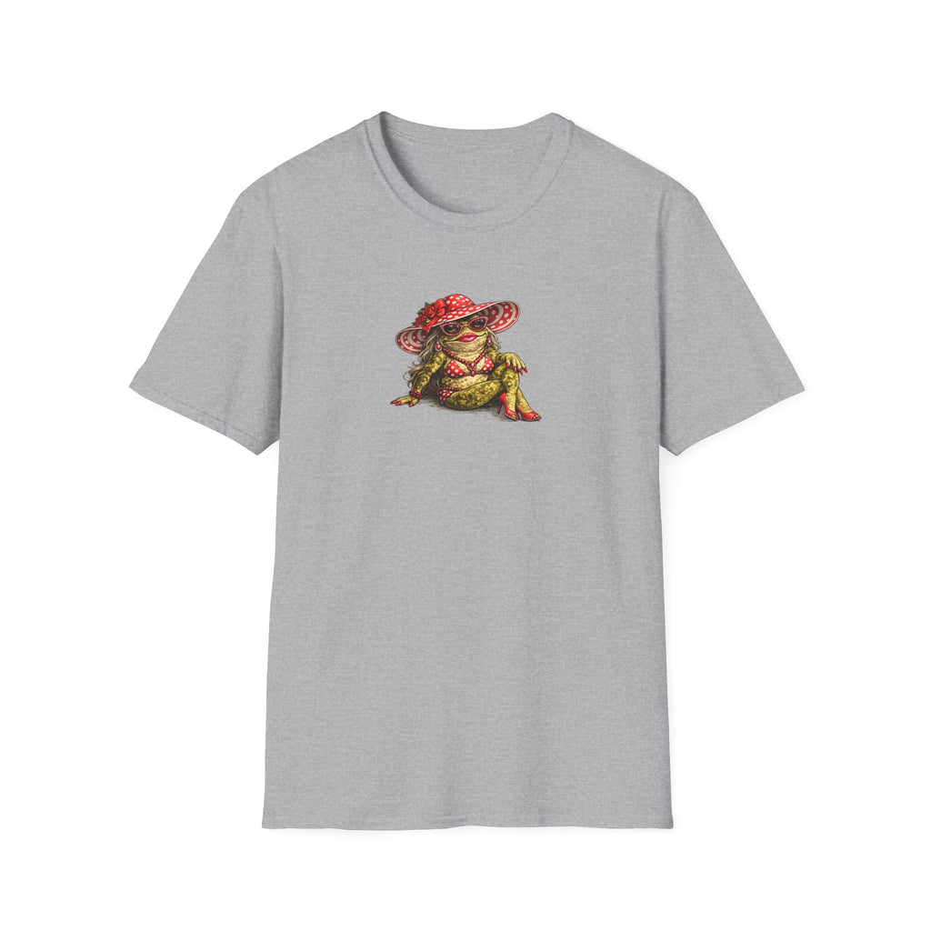 Toadella red polka dot Unisex Softstyle T-Shirt