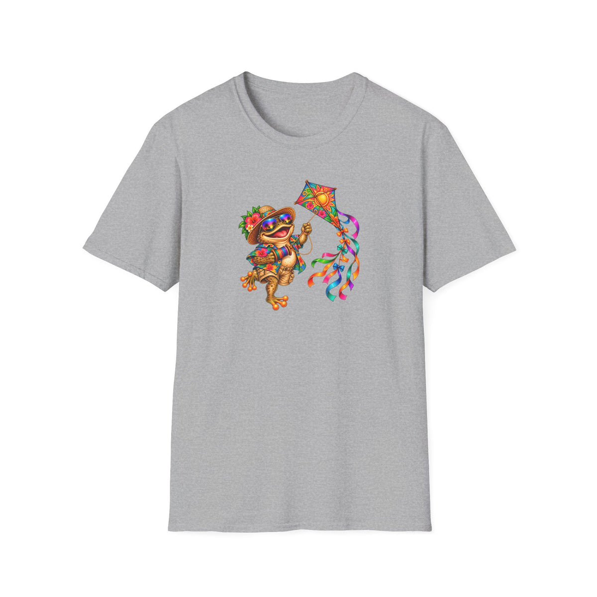 Kite Flying Toad T-Shirt | Croaking Toad