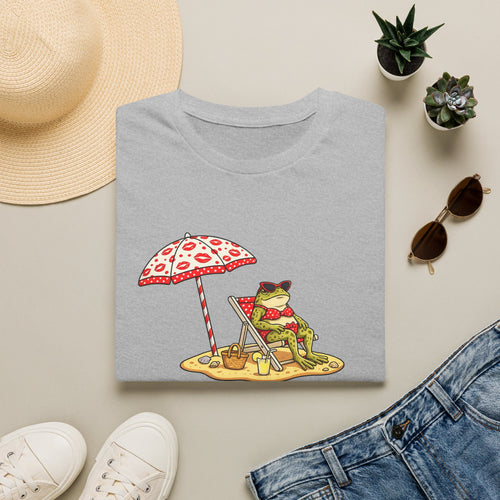 T-Shirt Beach Toad unisex in morbido cotone