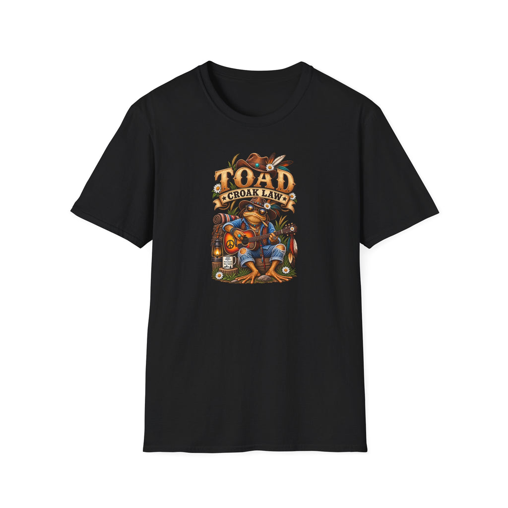 Unisex Softstyle T-Shirt „Toad Croak Law“