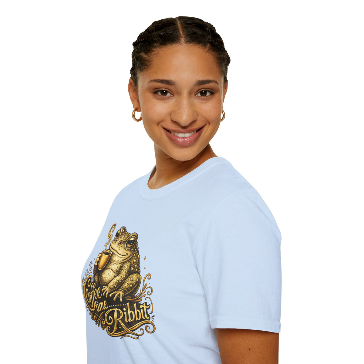 Coffee time Ribbit Unisex Softstyle T-Shirt