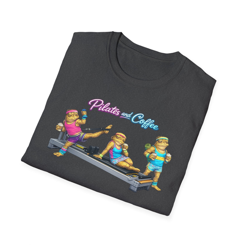 Pilates & Coffee Toads Unisex Softstyle T-Shirt