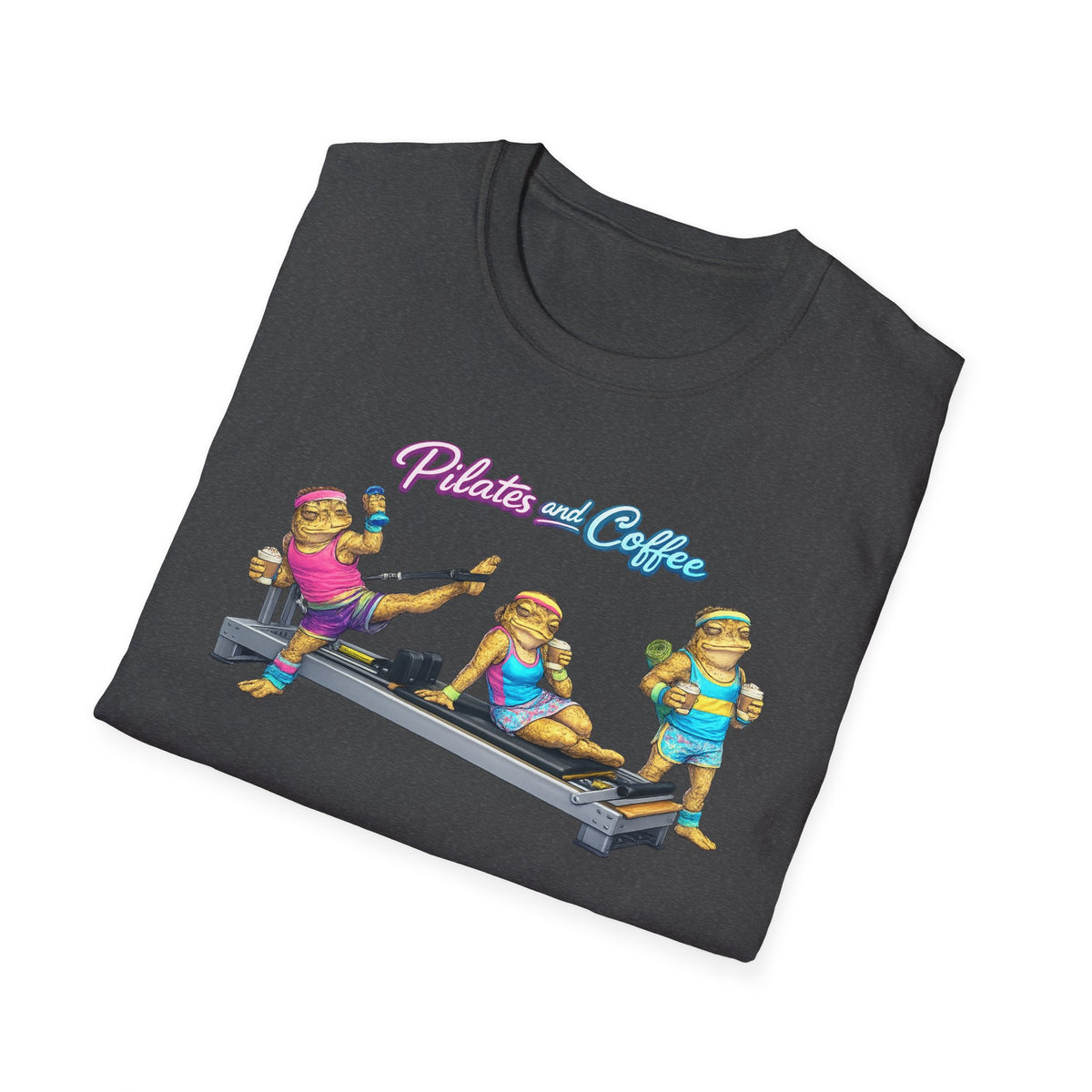 Pilates & Coffee Toads Unisex Softstyle T-Shirt