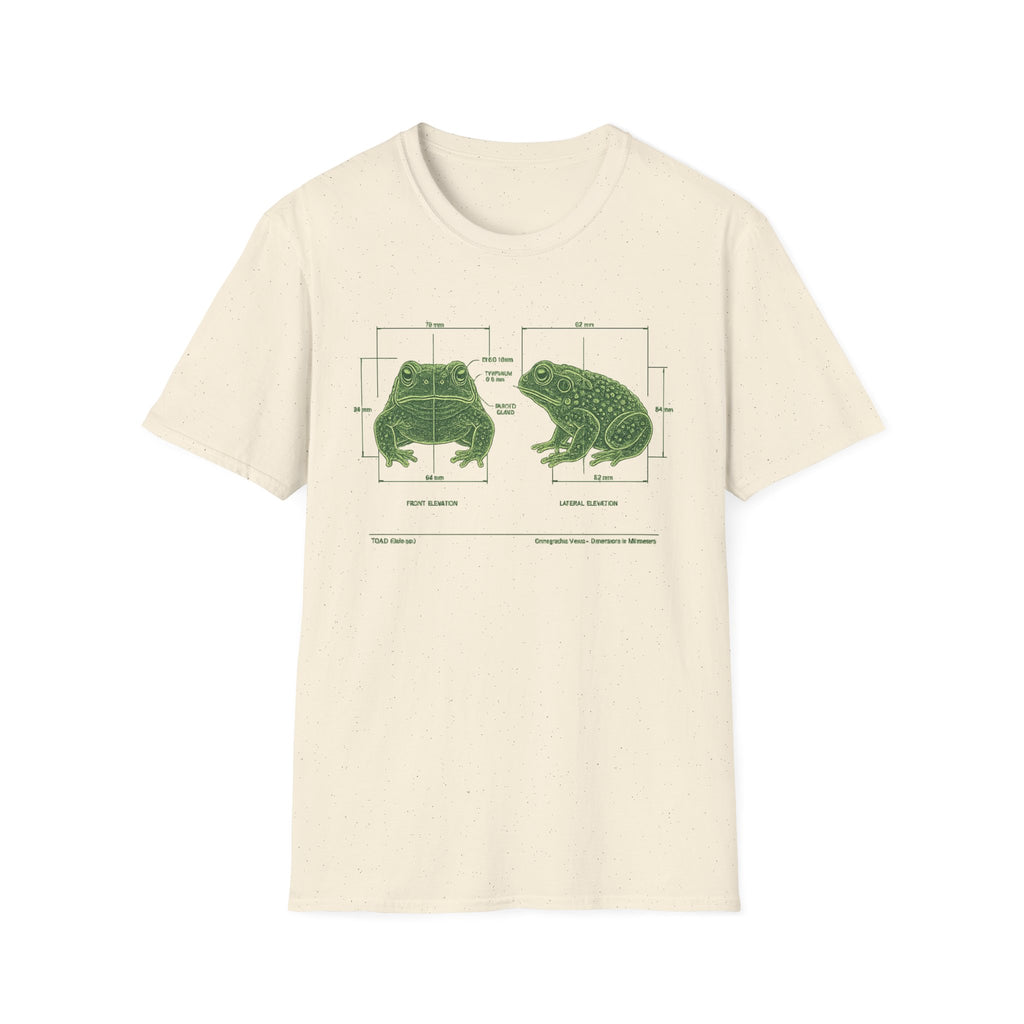 Blue Print Toad Unisex Softstyle T-Shirt