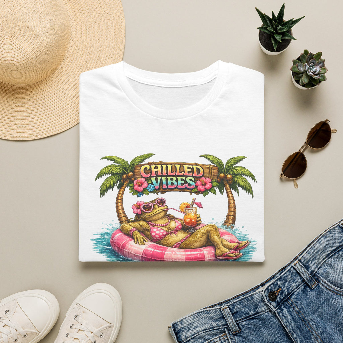 Chilled Vibes Toad Unisex Softstyle T-Shirt