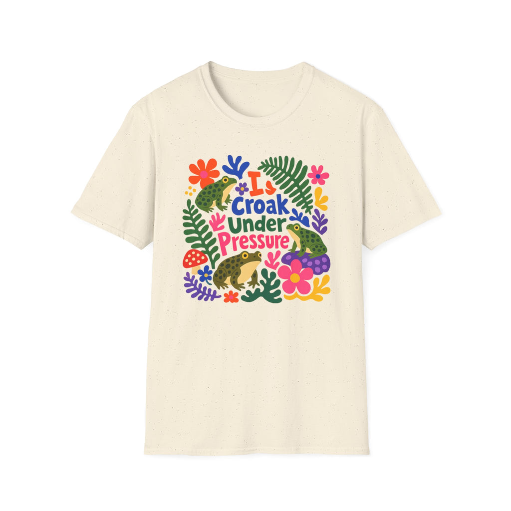 I Croak Under Pressure Unisex Softstyle T-Shirt