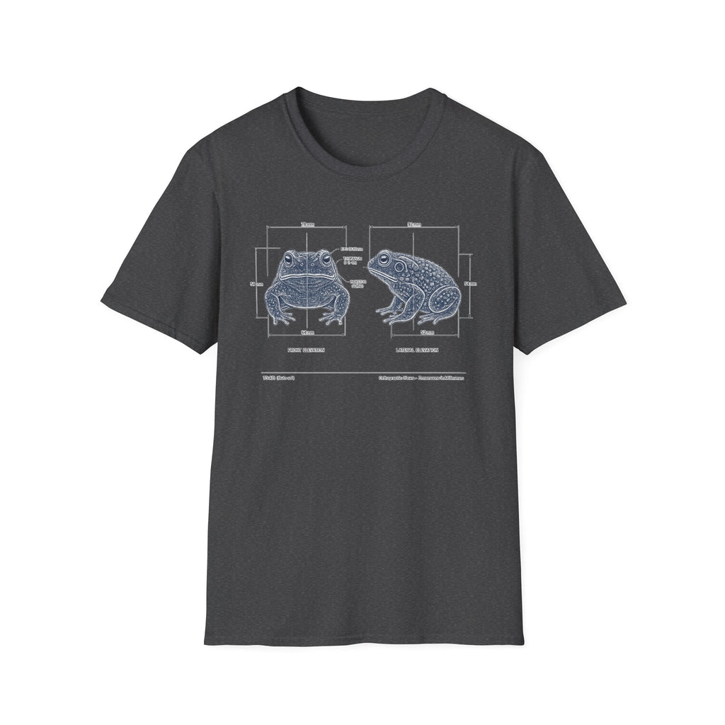 Blue Print Toad Unisex Softstyle T-Shirt