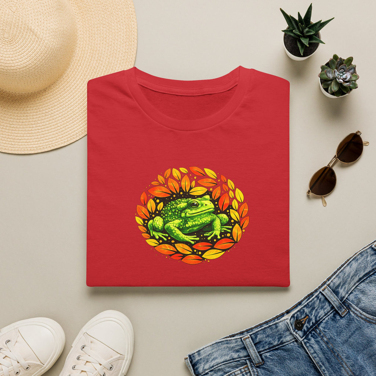 Leafy Toad Unisex Softstyle T-Shirt