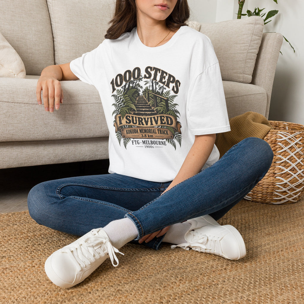 1000 Steps - I survived Kokoda Track FTG Melbourne Unisex Softstyle T-Shirt