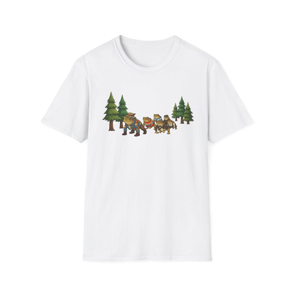 Toad Trail Wandern durch den Wald Unisex Softstyle T-Shirt