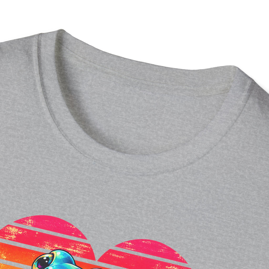 Rainbow Heart - Croaking Toad  T-Shirt