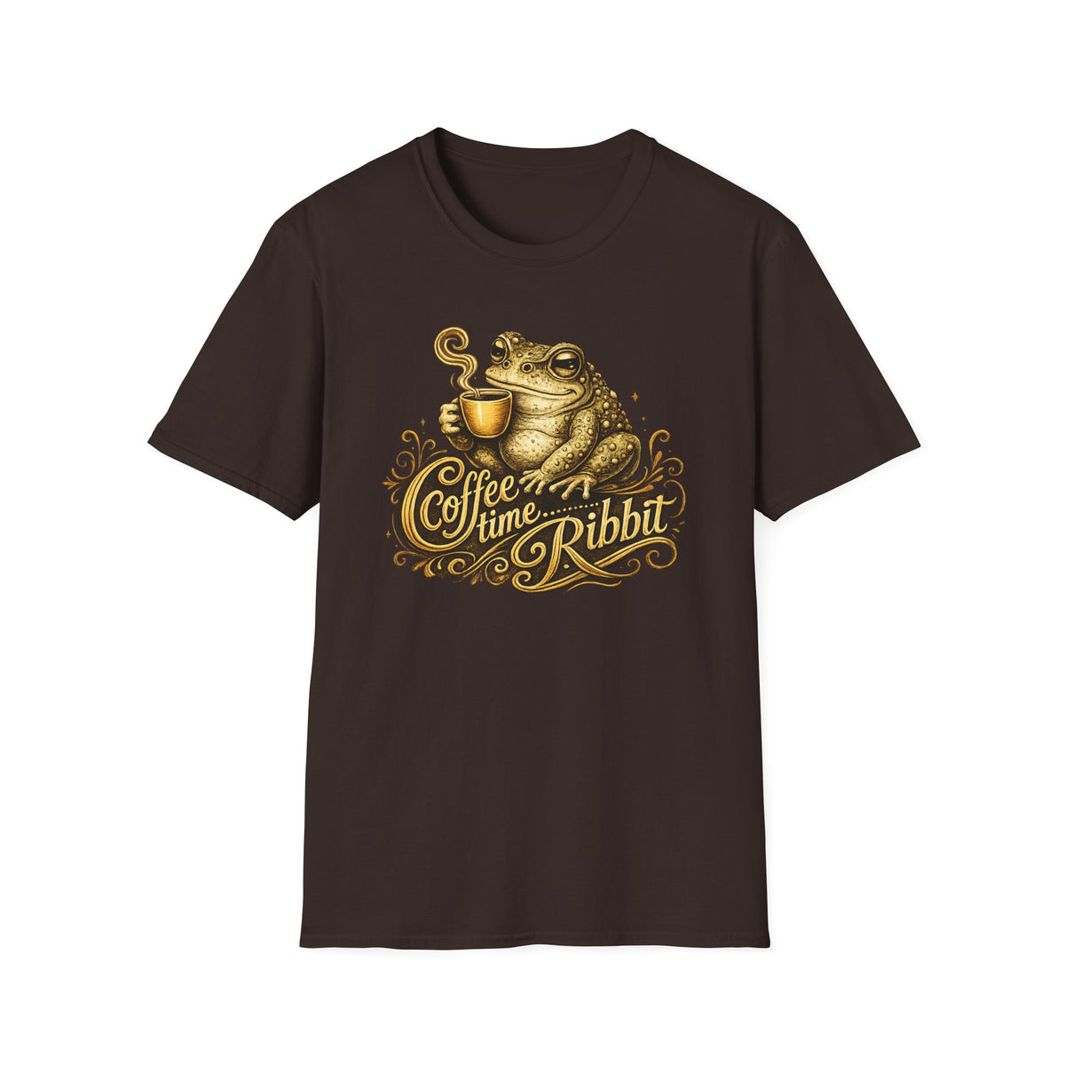Coffee time Ribbit Unisex Softstyle T-Shirt